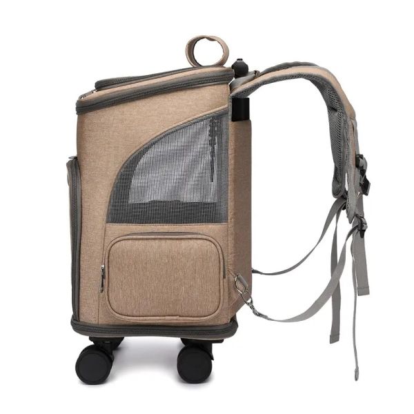 Fashion Outdoor Waterproof Travel Pet Carrier Bag Sustainable Pet Travel Trolley