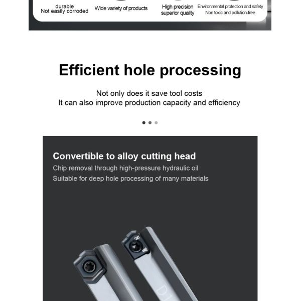 Ferramentas de perfuração de armas de fogo.