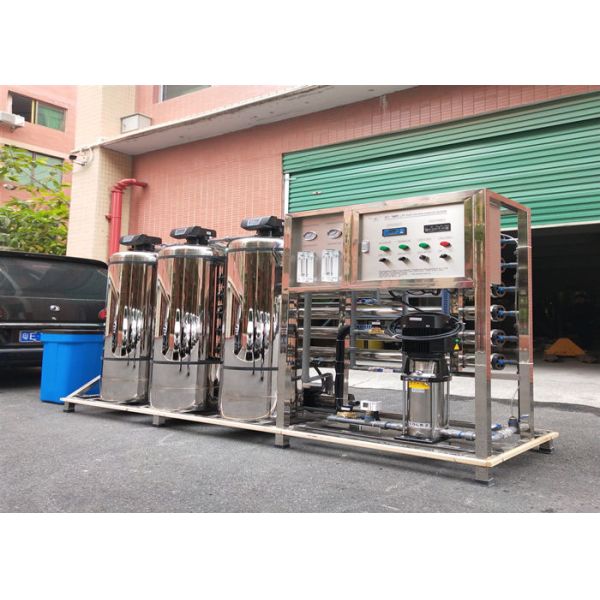 Filtration RO Water Purifier Machine , Pure Drinking Water Treatment System Fully Stainless Steel