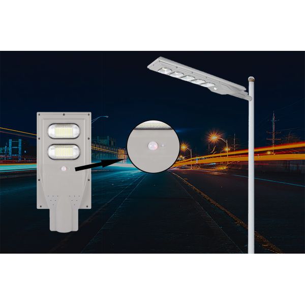 600lm 32650 Battery Integrated Solar Street Lights Mini 5AH