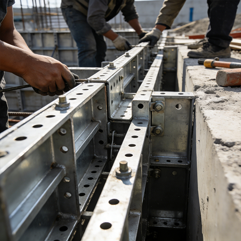 Small Steel Panel Formwork Fireproof Coating For Residential Projects