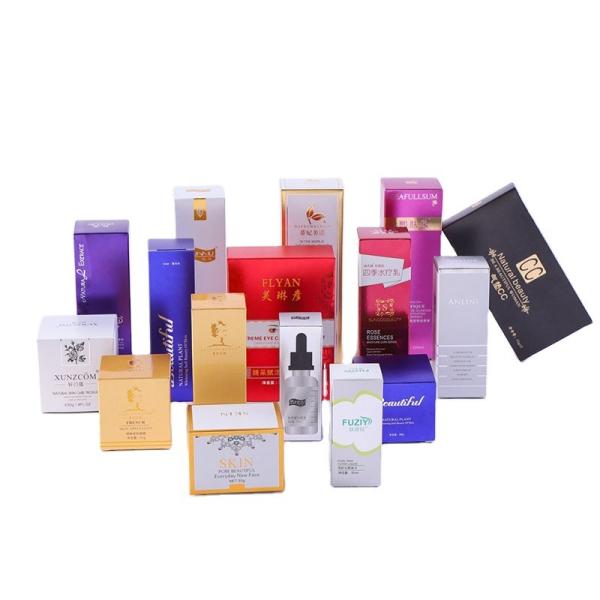 Cajas de embalaje cosmético personalizadas para labiales y máscaras de pestañas