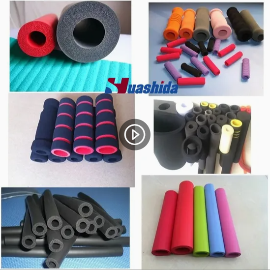 Durable EPDM NBR PVC Rubber Foam Pipe Production Line with 16-110 mm Tube Diameter and Automatic Temperature Control