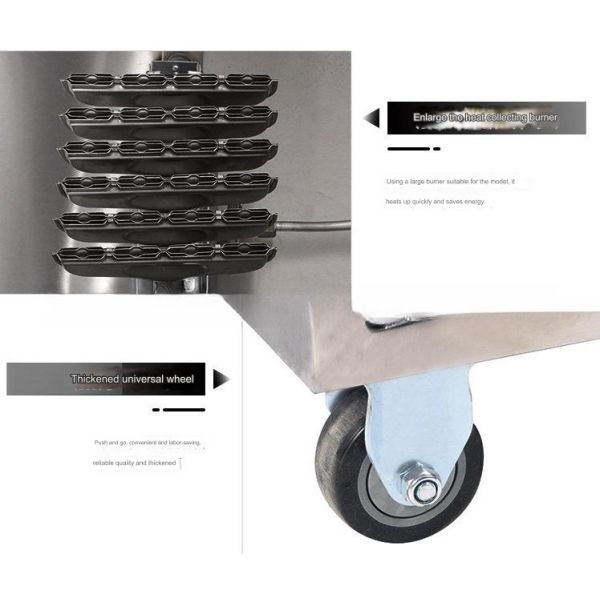 1100*420*1000 Safe and Durable Commercial Popcorn Machine for Ball Shape Popcorn