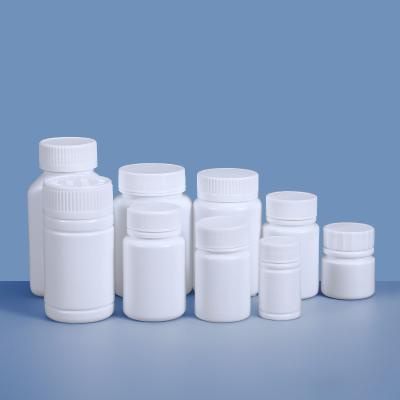 Pill Plastic Screw Cap 20ml-200ml HDPE Empty Medicine Container For Vitamins Powder