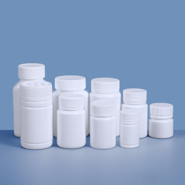 Pill Plastic Screw Cap 20ml-200ml HDPE Empty Medicine Container For Vitamins Powder