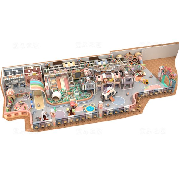 Kids Zone Plastic Indoor Playset , Soft Play Structures Non Toxic Material