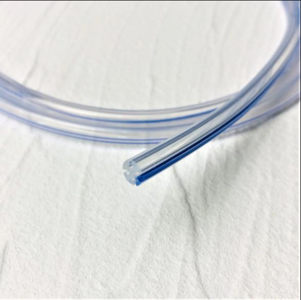 Hubless Medical Silicone Round Channel Fluted Drains Catheter Round Drainage Round Perforated Drain Tube