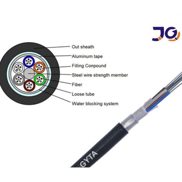 GYTA-36B1 cabo de fibra ótica blindado do núcleo do único modo G652D 36