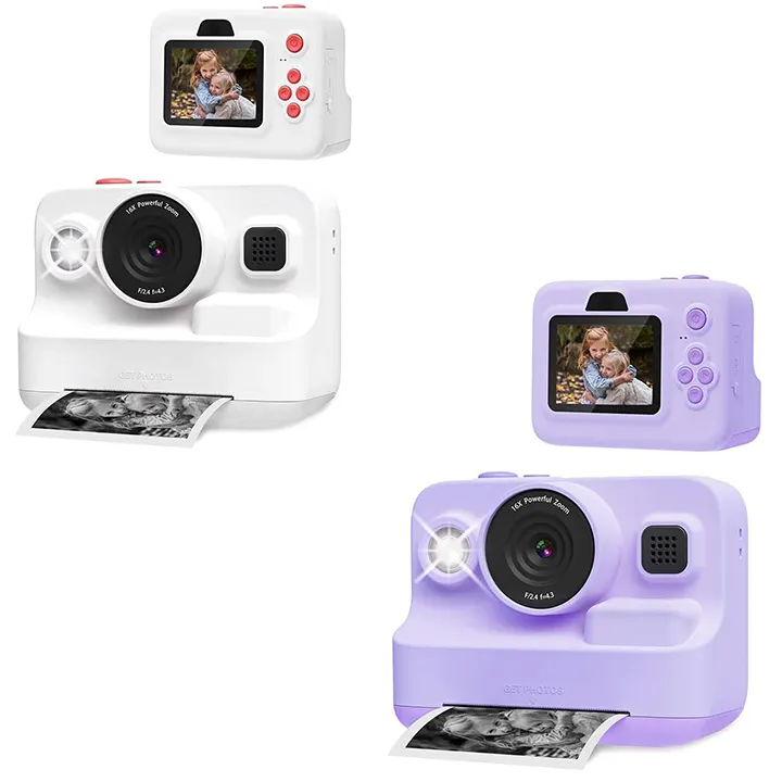 2.4 pulgadas de doble lente actualización de la cámara Instantánea 1080P HD Selfie cámara digital perfecta regalo de cumpleaños de Navidad para las niñas los niños