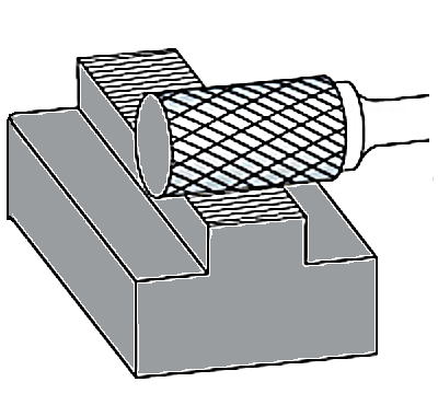 SA-43M Carbide Burr Drill Bit Composite Multi Functional Solid