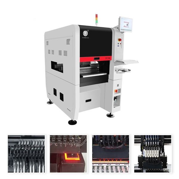 Narrow Design High Precision TC06 Module SMT Pick and Place Machine 6 Heads Support 01005
