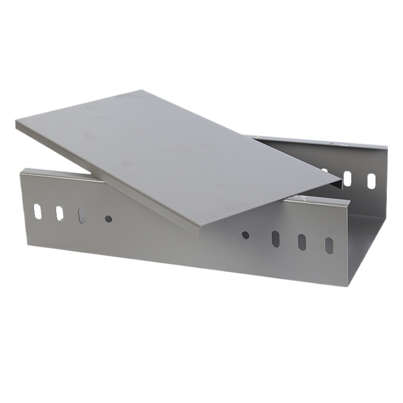 Fireproof Powder Coated Cable Trunking Tray Bridge for Industrial Wire Management System