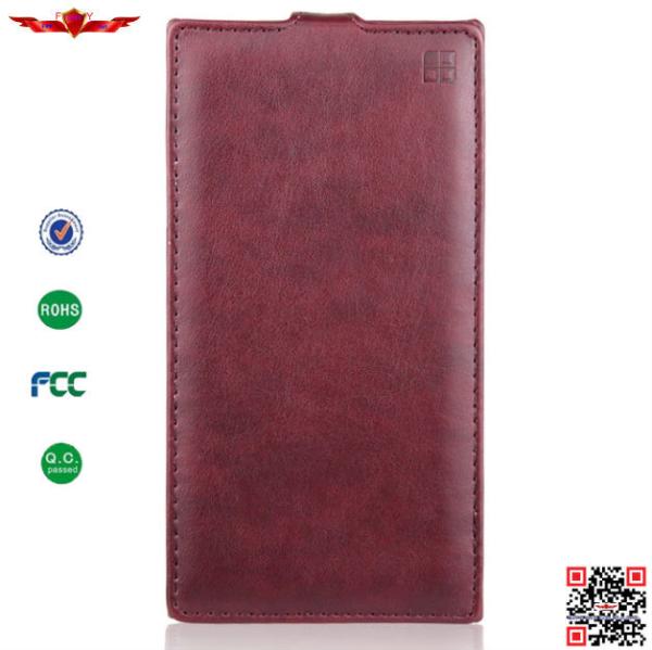 High quality PU  leather Exquisite Crafts PU Flip Leather Cover Case For Lenovo K900
