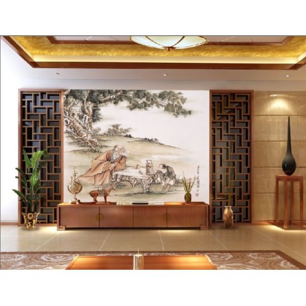 High Quality Chinese Style Recreation Room Interior Wall papers, Decal Sticker SS-006