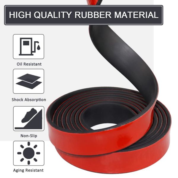 Solid Neoprene Rubber Sheets Rolls Adhesive Rubber Strips and Gaskets Pads Seals for Crafts Custom Cutting Service