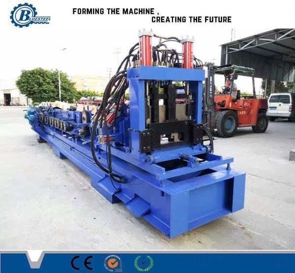C purlin Forming Machine with 18-20 Stations Cutting Tolerance ±2mm for 120-300mm Width of Raw Material