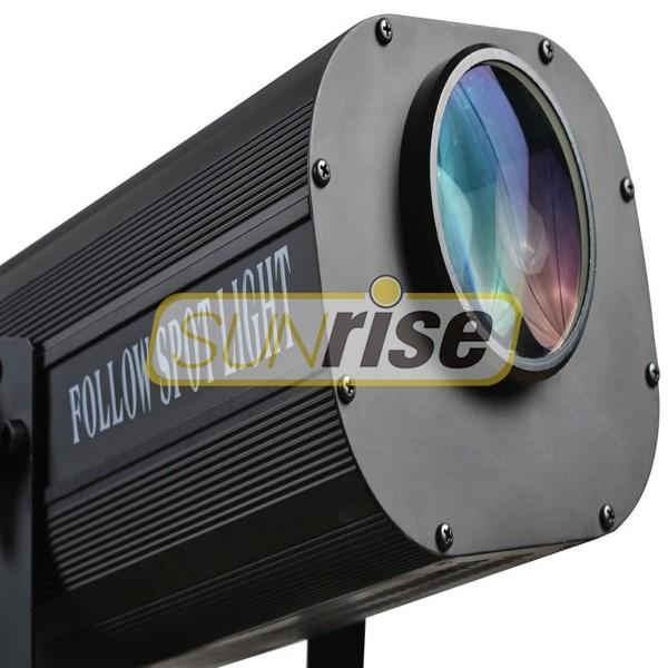 Professional Follow Spot Beam Light , 250w Wedding Stage Lighting With Support And Flight Case