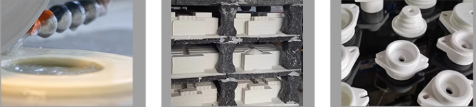 95% AL2O3 Alumina Ceramic Parts High Accuracy Various Electronic Accessories