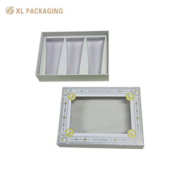 XL Packaging Custom Printed Cosmetic Boxes Custom Industrial Gift Craft Hand Cream Lotion Gift Sets Box 1200 мм Бумажная доска 157 гм Художественная бумага
