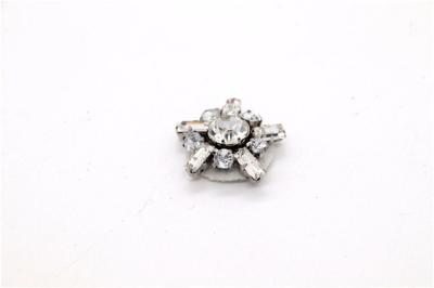 Popular Rhinestone Shoe Clips Wedding Zinc Alloy Material 110mm*25mm Size