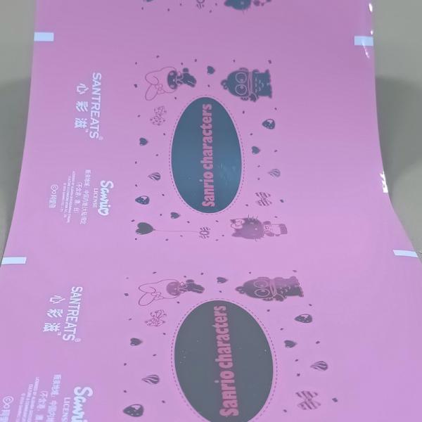 Eco-Friendly Color Printing Packaging Film Vibrant Design FDA Certified Wholesale For Retail Bags