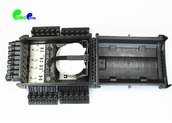 Fiber Optic Closure FTTH Wall Mount Fiber Distribution Box Splice / Splitter Closure 2 Ports Plastic