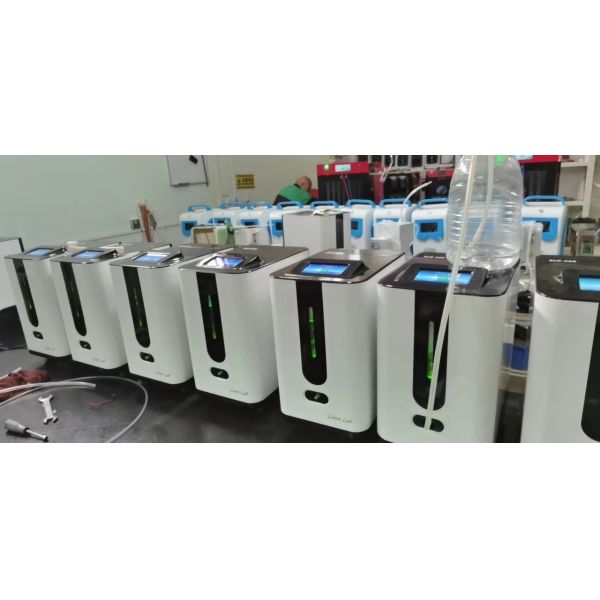 Видео Исходящий инспекционный водородный дыхательный аппарат для ингалятора белого водорода