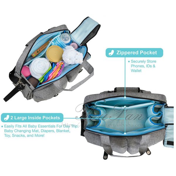 Multi-Function Baby Diaper Tote Bag Maternity Nappy Bag