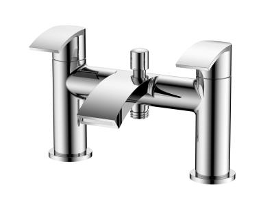 Cromo 2 Mão de Banho Chuveiro Mixer Coral com 0,5-3,0 Bar Pressão