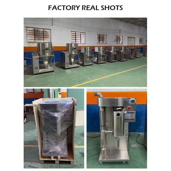 Лаборатория брызг нержавеющей стали небольшая центробежная более сухая для сухих трав 2L/H сухого молока