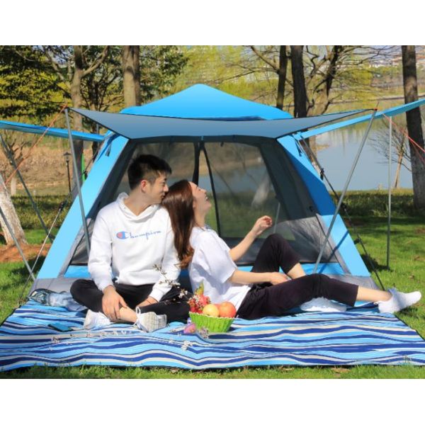 Комната располагаясь лагерем шатра 2 нетоксической ткани 190Т полиэстер на открытом воздухе для человека 8 То10