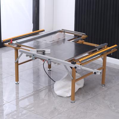 A tabela de deslizamento pequena portátil do assoalho de bambu viu que a tabela linear do trilho viu o OEM