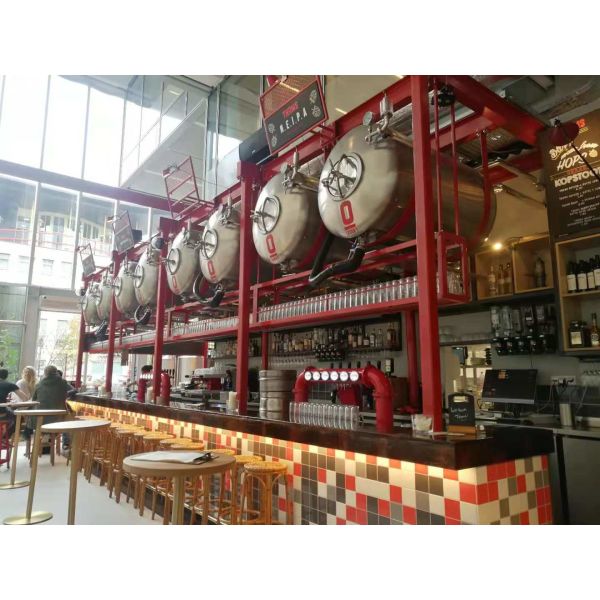 500L Automatic Craft Beer Brewing Equipment Electrical Or Steam Boiler