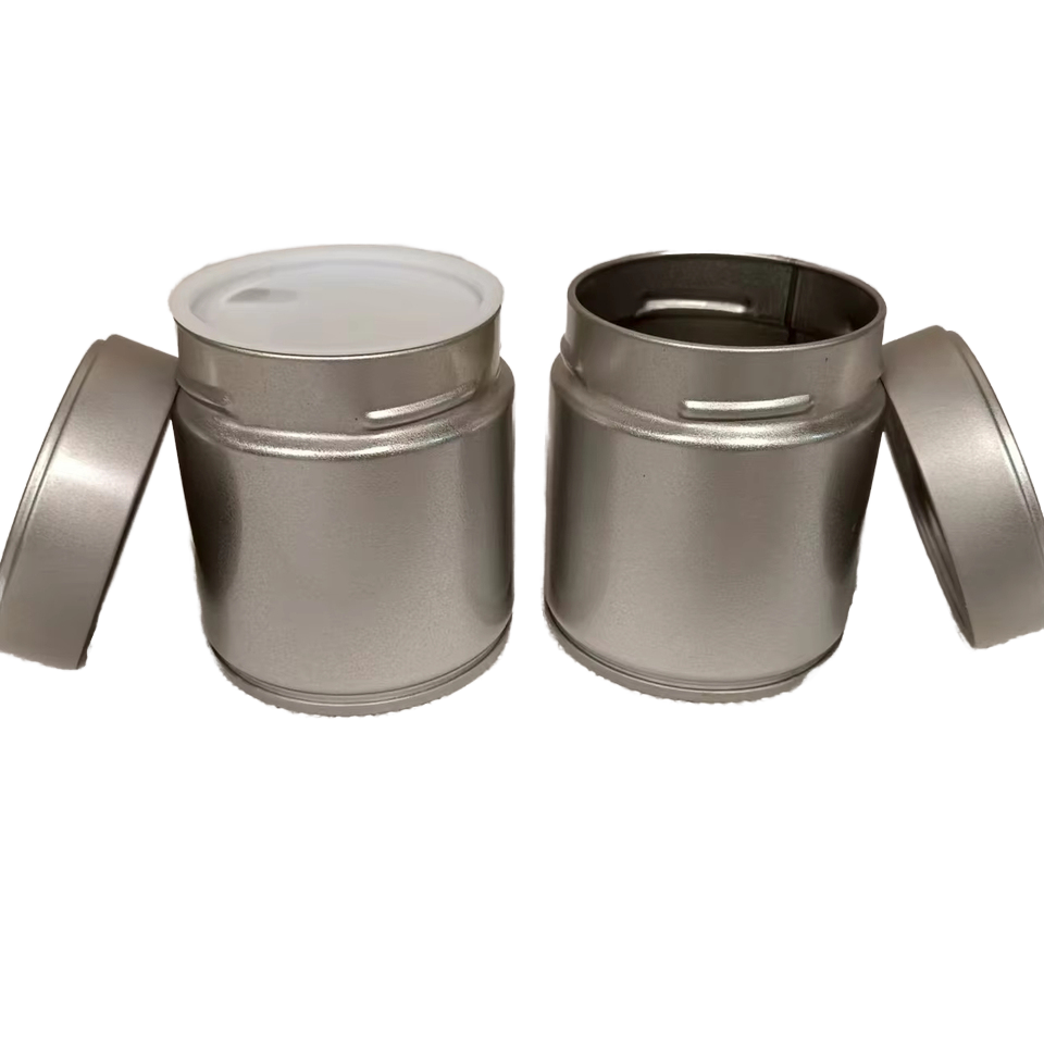 Matcha 30g Metal Custom Round Cans Food Grade Matcha Cans with Easy Pull Lids, Sell Can
