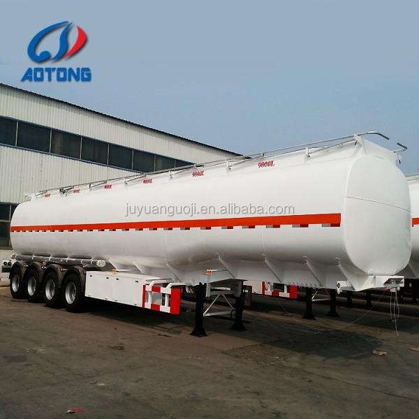 Caminhão de transporte de combustível / óleo diesel de alta capacidade de 3 eixos 46CBM