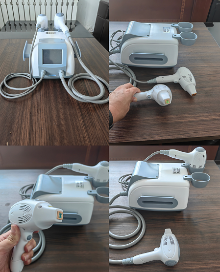 3.5 pulgadas de pantalla táctil de color 808nm Diodo máquina de depilación láser para el tratamiento del salón de belleza