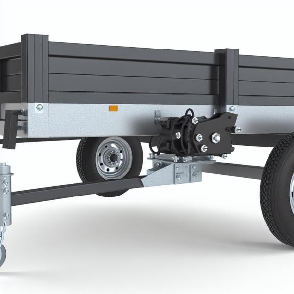 Strong Farm Trailer Equipment with Brakes 5500*2150*550 Carriage Dimension for Versatile Agricultural Transportation