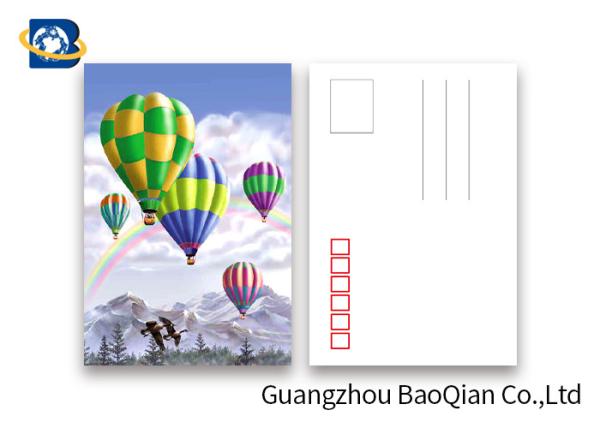 PET Lenticular quente dos cartão do balão de ar 3D de Coloful/PP similar aos holograma