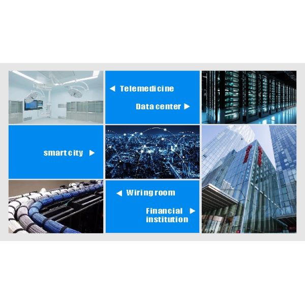 1000FT SFTP CAT6A Cable 23AWG LSZH Cable With Blue Jacket 500MHz 10Gbps Transmission