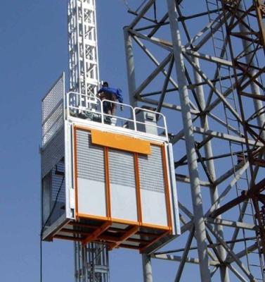 Material Construction Hoist Elevator for Building , Transport Platforms
