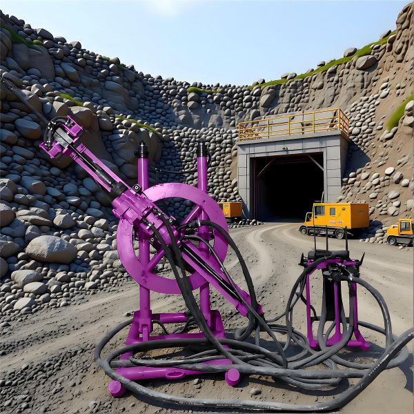 Portable DTH Drilling Rig with Hydraulic Controlling and Light Weight High Drilling Efficiency for Blast Hole Drilling