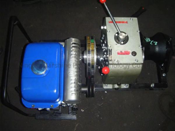3Ton Belt Drive Traction Cable Pullers Diesel Engine Gasoline Engine Power Winch