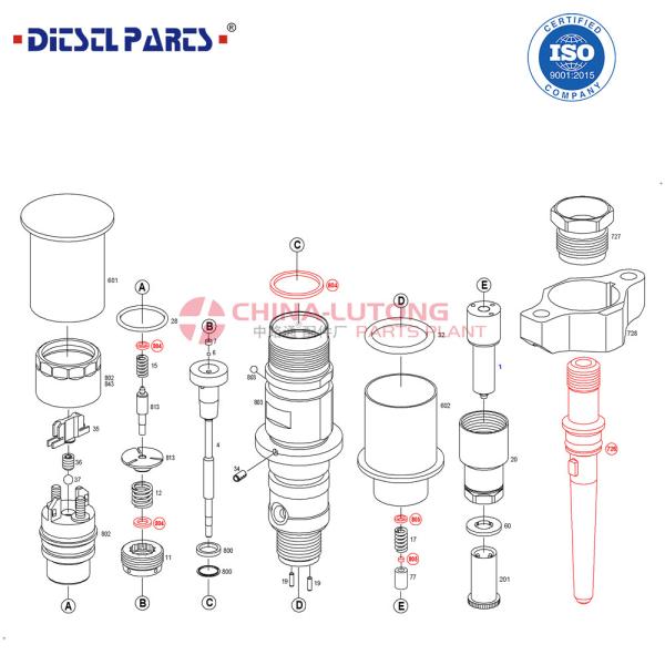 Diesel Common Rail Fuel Injector 0 445 120 170  for Delonghi Truck and Weichai Wd10