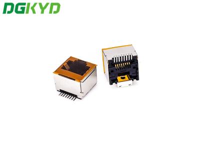 DGKYD52241188GWW5SB4134 SMT Portão único RJ45 Conector 180 graus sem LED