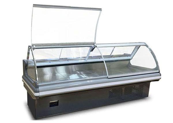 Refrigerated Display Chiller Cabinet For Cooked Food With Behind Door