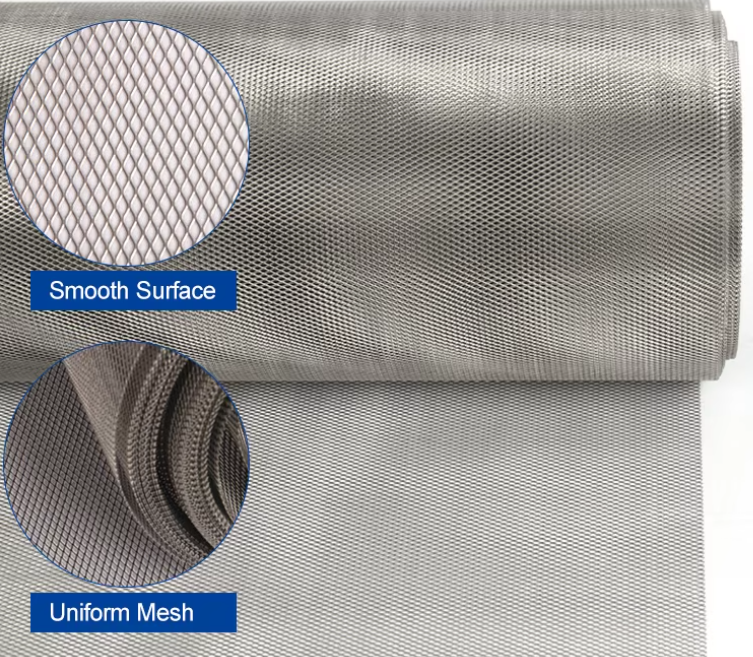 3*6mm MMO Titanium Expanded Mesh for PEM Electrolytic Water Treatment