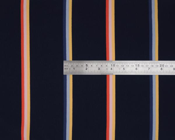 Comfortable And Natural Skin-Friendly Healthy Striped Knit Fabric For T-Shirt