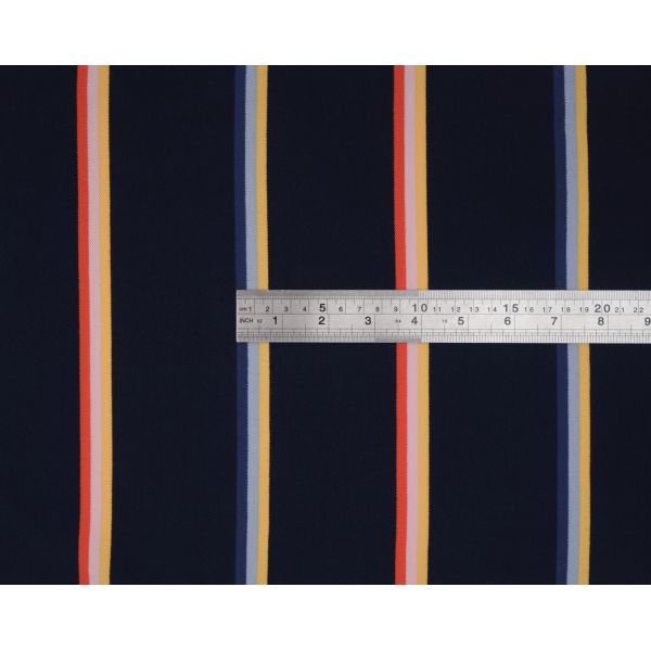 Comfortable And Natural Skin-Friendly Healthy Striped Knit Fabric For T-Shirt