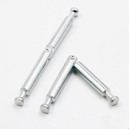 Furniture Wood Joint Connector Mini Fix Double Ended Folding Angle Metal Dowel Bolt
